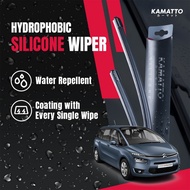 Kamatto Wiper Citroen C4 Grand Picasso (2014-Present Space Tourer) Hydrophobic Silicone Water Repell