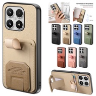 Card Holding Slot Case For Realme 15 14 13 Pro Plus GT8 Pro C75 C65 Neo 7X P3 Foldable Stand Wrist S