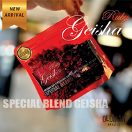 เมล็ดกาแฟ " เกอิชา อัญมณี สีแดง " RUBY GEISHA SPECIAL BLEND (คั่วอ่อน) by OLDMAN ROASTER