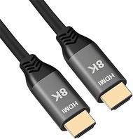xiwai HDMI 2.1 Cable Ultra-HD UHD 8K 60hz 4K 120hz Cable 48Gbs with Audio &amp; Ethernet HDMI Cord 1m-5m (2.0M) for Monitor