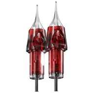 CNC 5RL Tattoo Needles Cartridge 20Pcs #10 Bugpin Disposable Needles Round Liner with Membrane EN04-