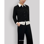 ECINOS - Jennie Hairy Wool Knitted Cardigan