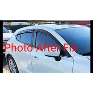 🟢SG Seller🟢 Mazda 3 (2014--2019) Mugen style window visor@Fast delivery from local seller
