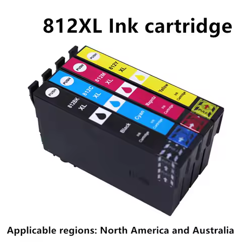 812 812XL Ink Cartridge For Epson WF-3820 WF-3825 WF-4830 WF-4835 WF-7830 WF-7840 7845 Printer