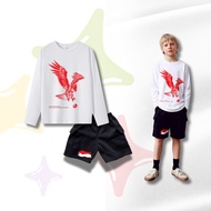 THE GREAT - Children's Short Cargo Pants Set with August Independence Theme 7-14 Years Premium