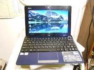 ASUS  Eee PC 1015PE 10.1吋 虛擬四核筆電（藍）【外觀佳、250G硬碟新、電池棒】