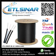 [1KM] 1-Core IB Outdoor Fiber Drop Cable - High Tensile (Unifi/Maxis/Time Compatible)
