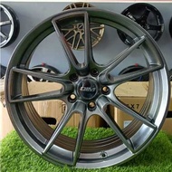 Forged KS001 High Performance Wheels 18 Inch 8JJ 5H114 ET35 Hyper Black