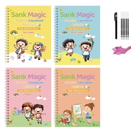 NEW Set magic practice book (1 SET CONTAINS 4 BOOKS + PEN)