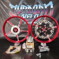 wheelset velg VND ak55 pnp crf cbr tiger klx dtracker ninja supra 125 dd gtr sonic satria fu r15 v3/