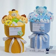 kuromi 畢業 情人節 花束 公仔 my melody 玉桂狗 肉桂狗 cinnamoroll 布丁狗 布甸狗 pc狗 pochacco 送禮 生日 禮物 週年 紀念 生日禮物 畢業花束