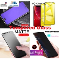 Infinix Blueray/Matte/Privacy/Clear Screen Protector Glass Smart 5 6 Pro Hot Note 8 9 10 11 12 Lite 30 30i G88 G96 Play