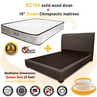 [PRE-ORDER](Limited Stock) Export Class Economy EC104 Solid Wood Bedframe Katil + Dr.Alstone Smart C