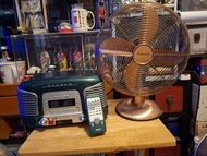 TEAC 復古風 CD/USB/收音機 組合音響連復古風扇