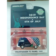 Greenlight Volkswagen Panel Van 2019 Independence Day 4th Of July