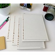 LOOSE LEAF/LOOSE LEAF A5, A6/CONTENTS BINDER/RING 20/RING 6