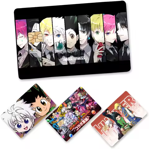 Hunter X Hunter Manga Anime Matte Film Cover Skin Sticker For Credit Card Bank Debit Bus Card