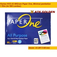 A3 HVS Paper 80gr Paper One