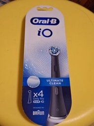 100% New BRAUN Oral-B iO 深層清潔刷頭4支裝 (黑色) io ultimate clean replacement brush heads 電動牙刷 刷頭