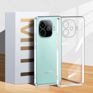 Jingsanc เคสใสสำหรับ VIVO IQOO Z9 5G/IQOO Z9เทอร์โบ/IQOO Z9เทอร์โบ + ซิลิโคนเคสนิ่มใส่โทรศัพท์ TPU เ