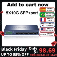 Tp-Link Tl-St1008f 10Gbe Switch 10Gb Ethernet Switch 10Gb Switches 10 Gigabit 10Gbps Sfp+10G 8 10000