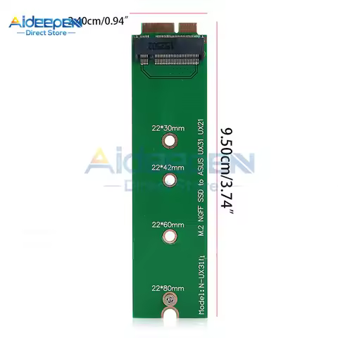 1Pcs M.2 NGFF SSD to 18 Pin Adapter Card SSD For SSD Applied for Asus UX31 UX21 SSD Converter Card M