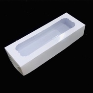 Cake Box Brownies Box Sponge Box Roll Cake Box Packaging Hampers White Size 30.5 x 10.5 x 5 cm