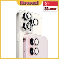 SG Stock For  iPhone 14 15 16 17 Pro Max PM/Plus Metal Camera Lens Protector | CD Pattern | 9H Diamo