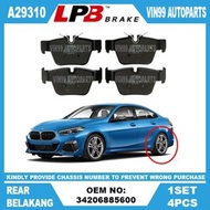 [REAR BRAKE PAD SET] BMW F40 F44 F39 MINI Countryman R60 F54 LPB Semi Metallic
