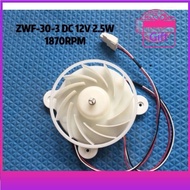 QJ MIDEA MD-212 / MD-232V / MD-242 / MD-333V MIDEA REFRIGERATOR FRIDGE FAN DC12V 2.5W ZWF-30-3