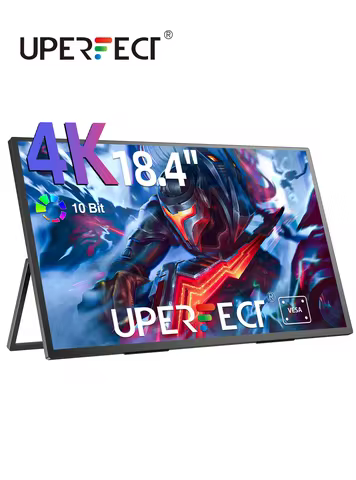 UPERFECT UXbox T118 4K 18 Inch Large Portable Gaming Monitor 3840*2160 100% sRGB IPS HDR HDMI Displa
