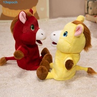 EPOCH Animal Little Horse Puppet, Simulation Storytelling Stuffed Plush Horse Toys, Kawaii Early Edu