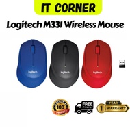 Logitech M331 Silent Plus Wireless Mouse, 2.4 GHz with USB Nano Receiver, 1000 DPI Optical Tracking