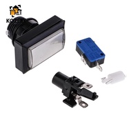 [KOZEEY] Rectangle Arcade Game Machine LED Illuminated Arcade Push Button&Microswitch
