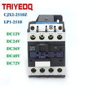 DC Contactor CJX2-2510Z DC Magnetic Contactor 25A LP1-2510 Contactors DC12V 24V 48V 110V Motor Prote
