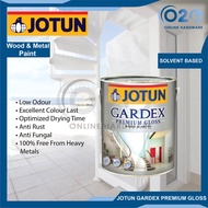 Jotun Gardex Premium Gloss Paint Wood And Metal Cat Besi Kayu Pintu Door Oil Base White Colour Putih Kilat (5L)