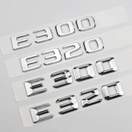 3d ABS Chrome Letters For Car Mercedes E43 E63 AMG E200 E220 E260 E300 E320 W213 W212 Logo Sticker T