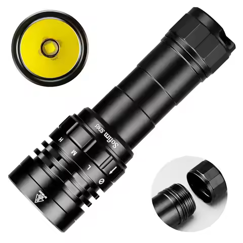 Sofirn SD05 Scuba Diving Light XHP50.2 Super Bright 3000lm 21700 Flashlight with Magnetic Switch 500