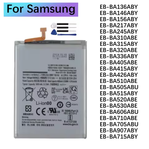 Battery For Galaxy A13 A14 A15 A21S A245 A31 A320 A33 A40 A41 A51 A71 A42 A50 A60 A70 4G 5G Mobile P
