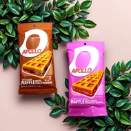 Apollo Waffle Biscuit – Chocolate & Strawberry Cream Filling
