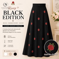 【NYDIA FASHION】ROSSY EMBRODERY SKIRT Elegance Labuh Bloom Skirt