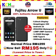 🚚🇲🇾Fujitsu Arrow U (801FJ) 5.8Inch Display Android 10 Snapdragon 450 Gaming Smartphone Telefon Murah