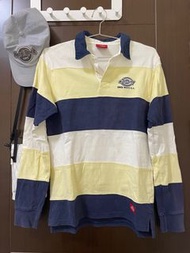 Dickies 撞色polo 長袖 s古著店購入