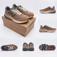 Carhartt WIP x NB 990 V 6 Shock Absorption Retro Durable Low-Top Casual Running Shoes Unisex Khaki