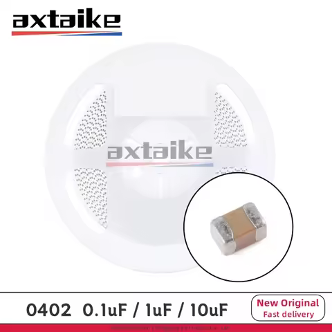 10Kpcs 0402 100nF 1uF 10uF SMD Multilayer Ceramic Capacitor MLCC Kit 104K 105K 106K 6.3V 10V 16V 25V