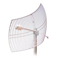 version 4 2x30dbi 1700-3800mhz mimo parabolic grid antenna-4G wifi outdoor antenna