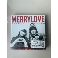 [LIMITED EDITION] Sungje (Choshinsei) & Jiyoung (KARA) - Merry Love CD+DVD Single Album RARE