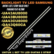 SAMSUNG 43 INCH LED TV BACKLIGHT UA-43AU8000- UA-43BU8000- UA-43CU8000- QA-43Q60CU SAMSUNG 43 INCH L