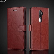 Card Holder Cover Case for OPPO A9 2020 / OPPO A5 2020 Pu Leather Flip Cover Retro Wallet Phone Case
