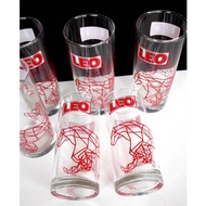 Leo Beer Glass Size 380 ml. Selling A Pack Of 6 *Order Only 4 Packs/Bill*